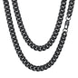Mens Necklace Chains Stainless Steel Cuban Chain Necklace 24 Inch Jewelry Mens Gifts for Dad