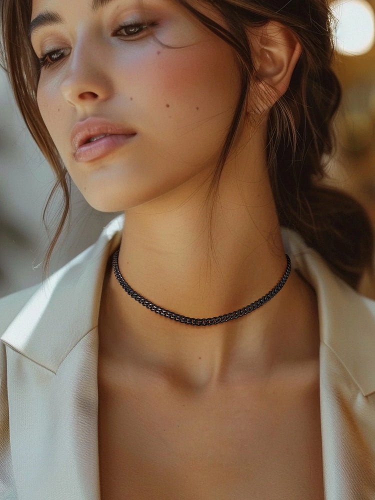 Mens Necklace Chains Stainless Steel Cuban Chain Necklace 24 Inch Jewelry Mens Gifts for Dad