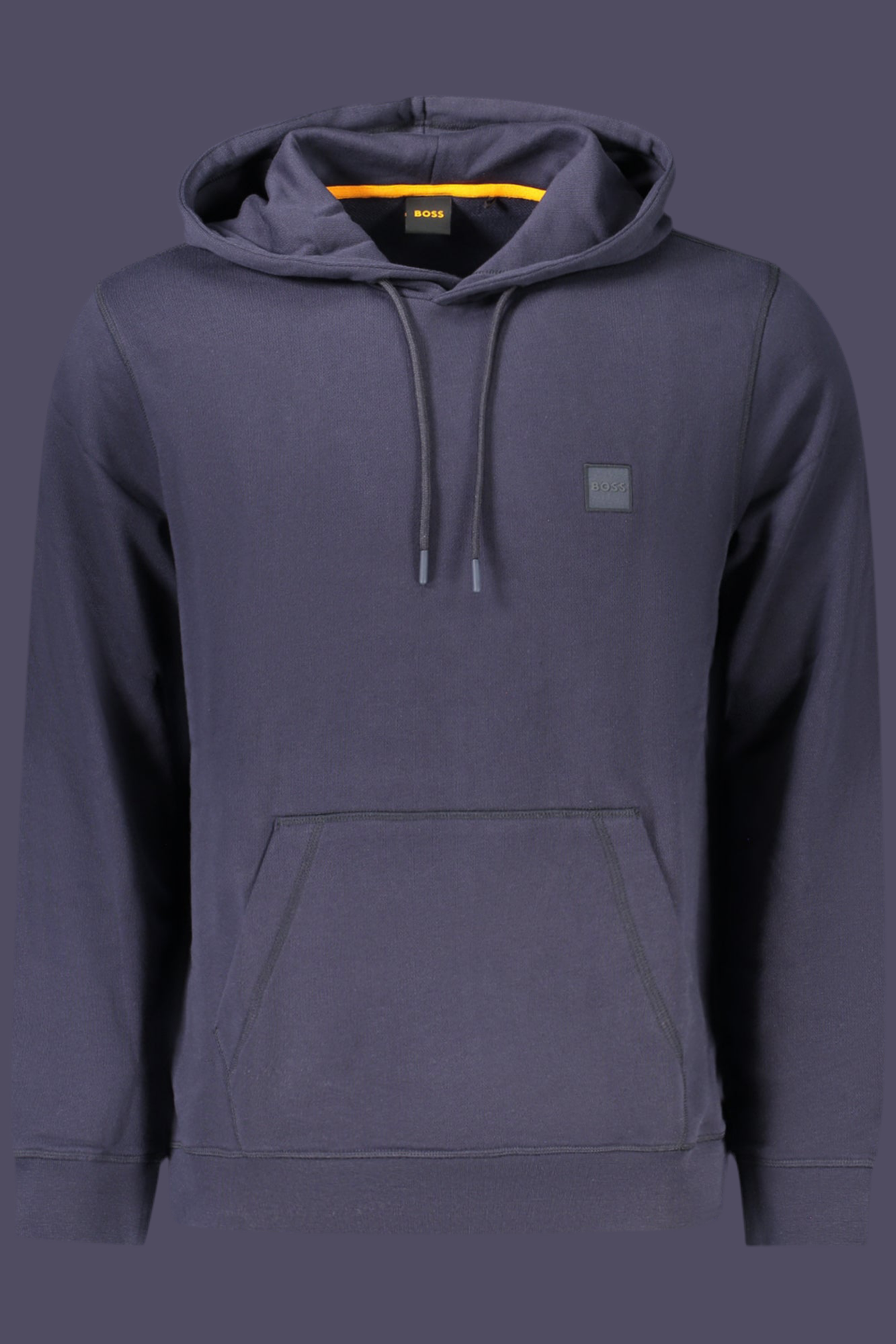 BOSS MEN'S BLUE ZIP-UP SWEATSHIRT