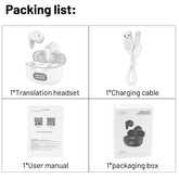 2025 AI Translation Earbuds Language Translation Device 144 Languages & Accents