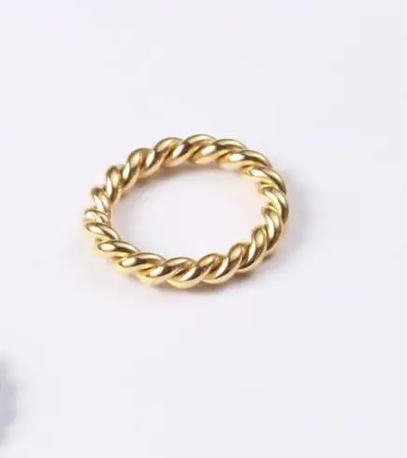 Xmas Gift Gold Plated /Stainless_Steel Color Size 6 7 8 Maiden Knuckle Rings Circular Prices in Euros Engagement Jewelry