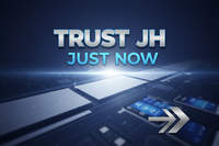 skapa en snygg bild där de står TRUST JH OCH UNDER JUST NOW